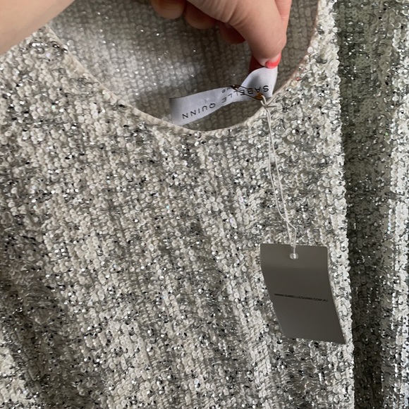 ISABELLE QUINN [sequin backless long sleeve dress] - Picture 7 of 7